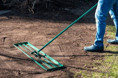 Landscaping and grading